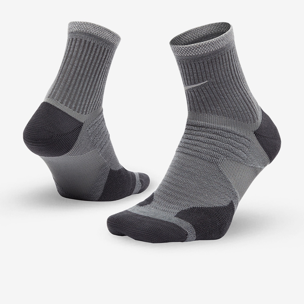 Nike Spark Wool Ankle Socks - Smoke Grey/Dk Smoke Grey/Reflect - Running Socks | Pro:Direct Running