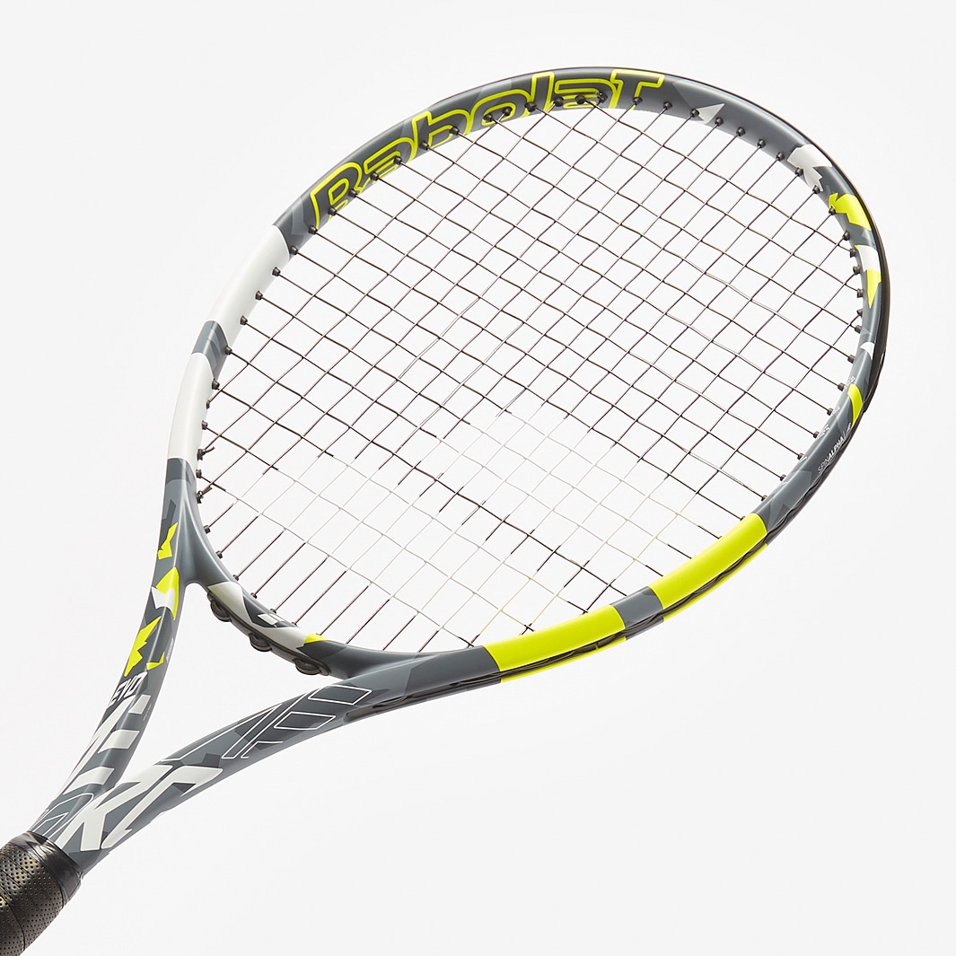 Babolat Evo Aero Black White Yellow Mens Rackets Pro Direct