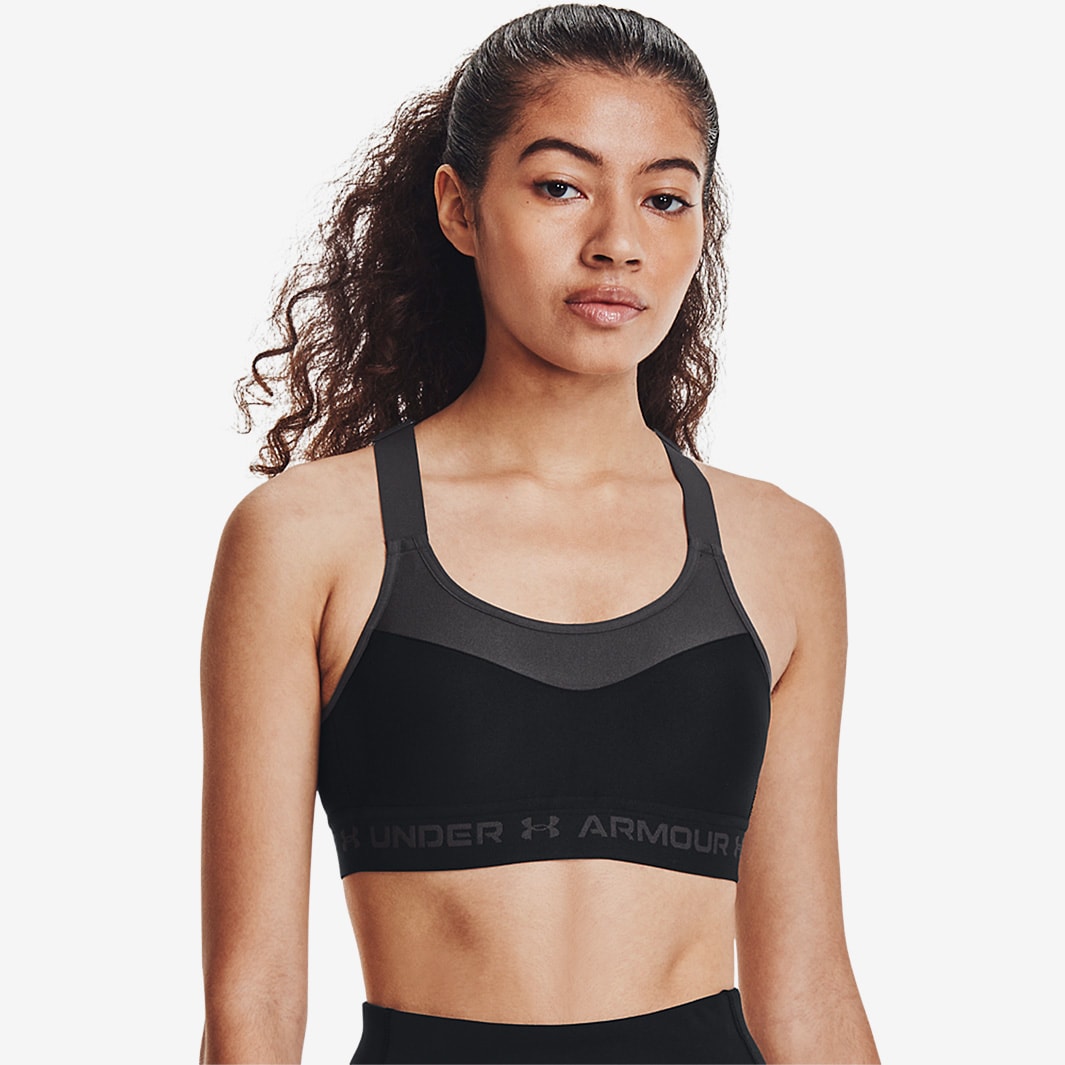 Under Armour Womens Armour Mid Sports Bra - Neptune Green