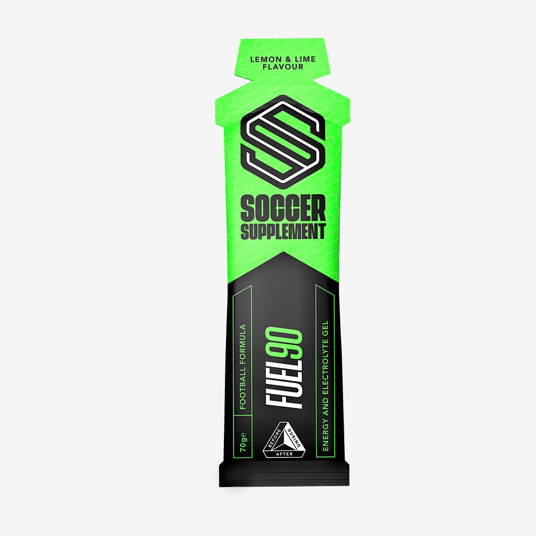 Soccer Supplement Fuel90® Energy Gel, Single Sachet, Lemon & Lime No