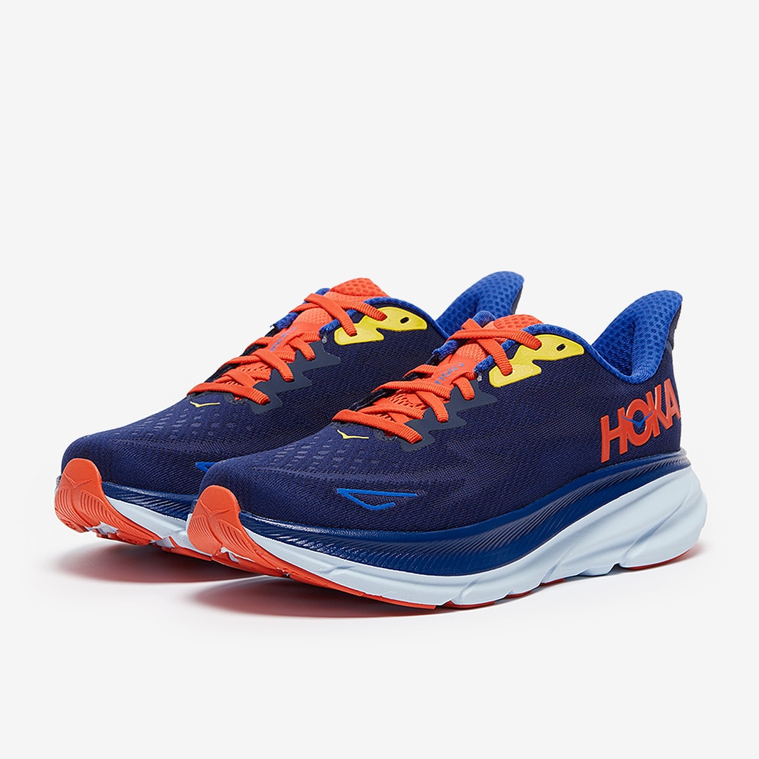 Hoka Clifton 9 - Bellweather Blue/Dazzling Blue - Mens Shoes | Pro ...