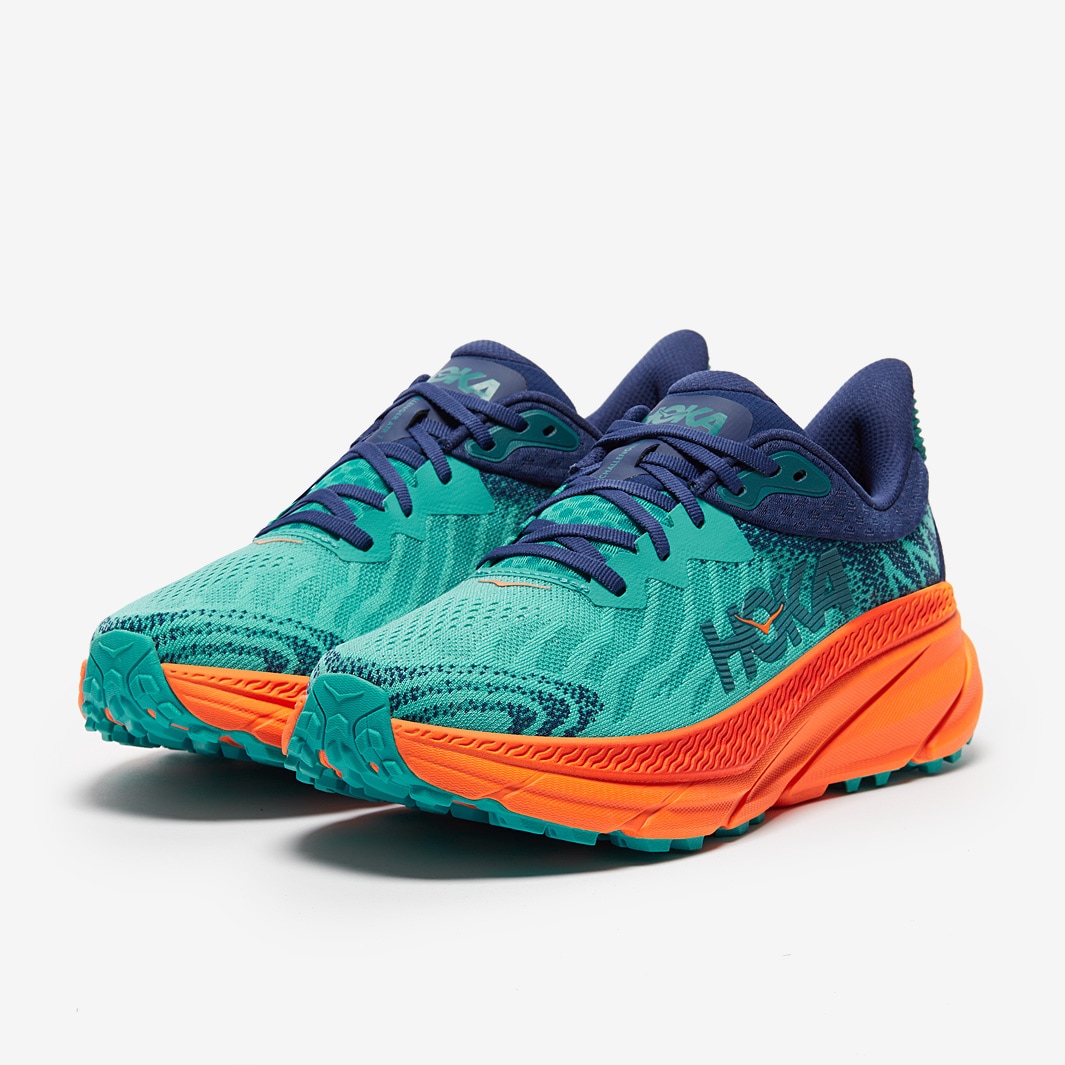 Hoka Challenger 7 - Ceramic/Vibrant Orange - Mens Shoes | Pro:Direct ...