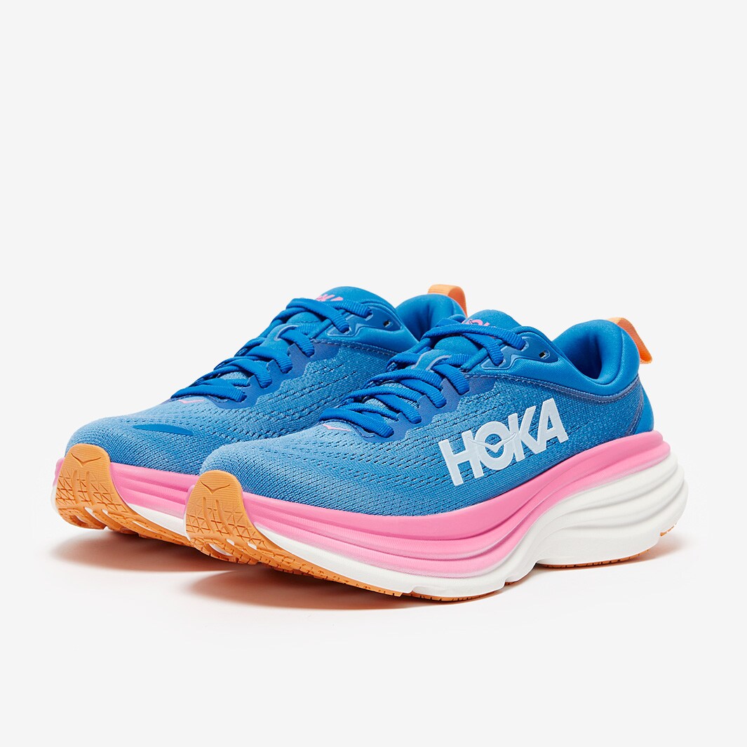 Hoka Womens Bondi 8 - Coastal Sky/All Aboard - Womens Shoes | Pro ...