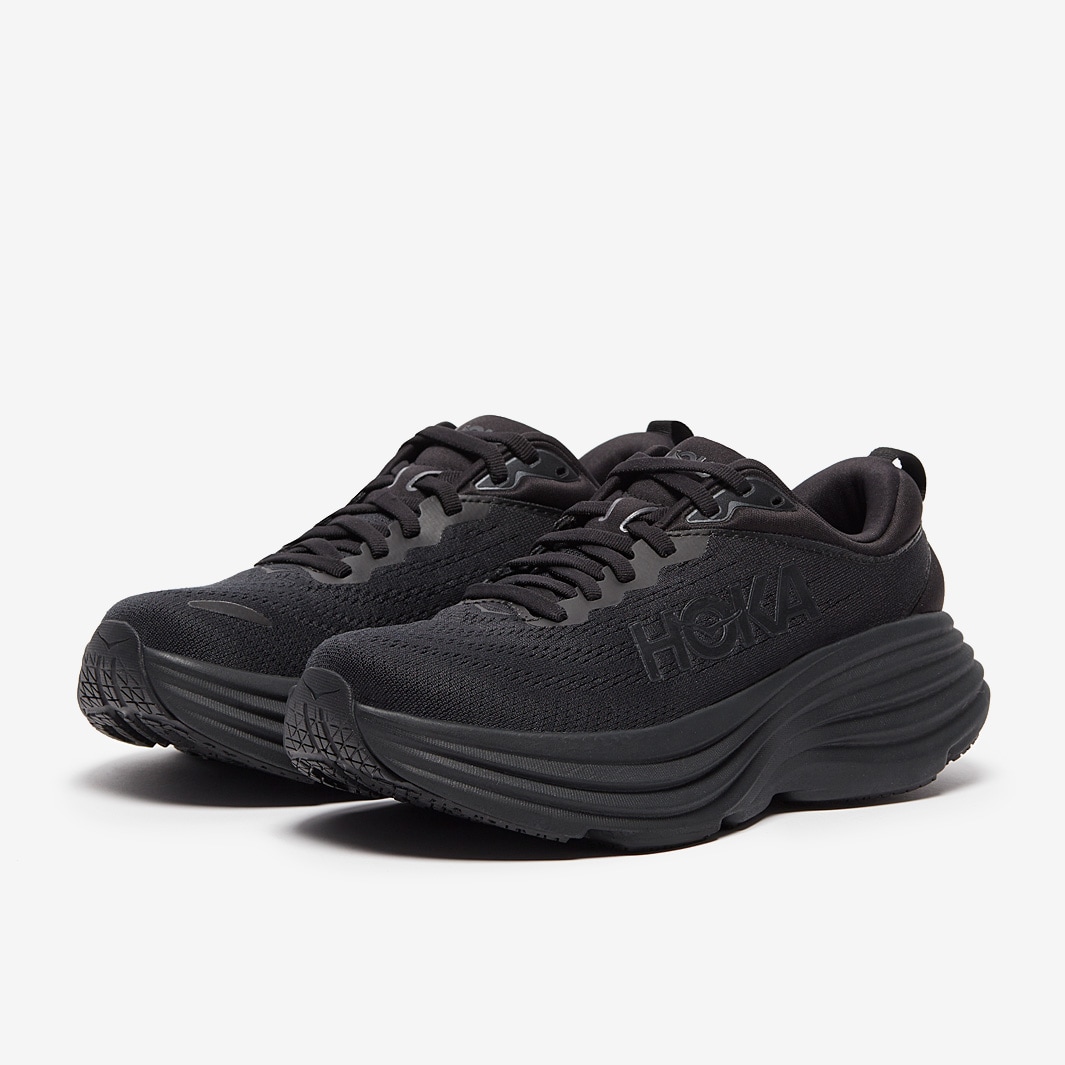 Hoka Womens Bondi 8 - Black/Black - Womens Shoes | Pro:Direct Running