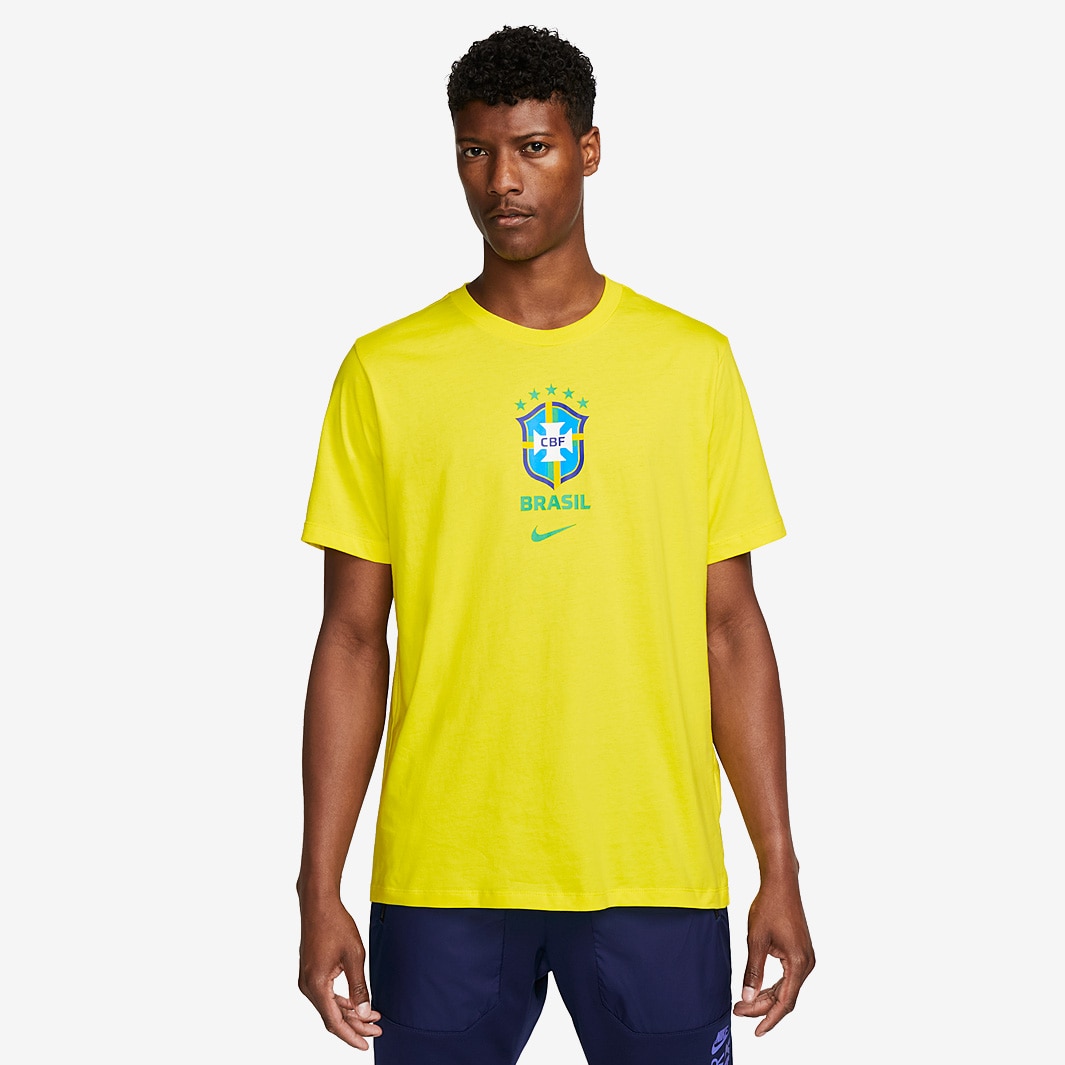 Nike, Brazil Home Shirt 2023 Womens, Yellow