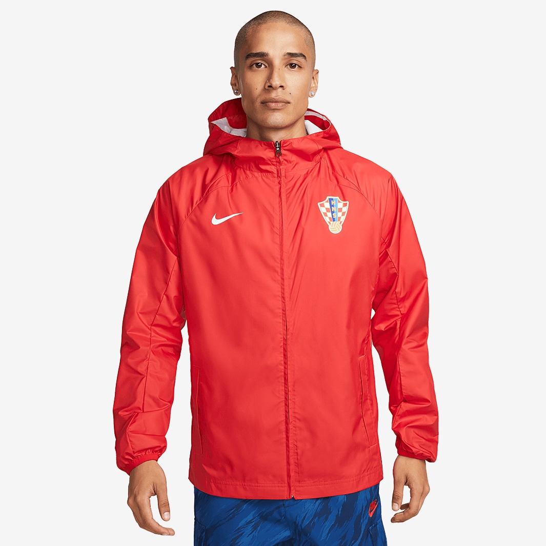 Nike Croatia 22/23 AWF Jacket - University Red/White - Mens Replica