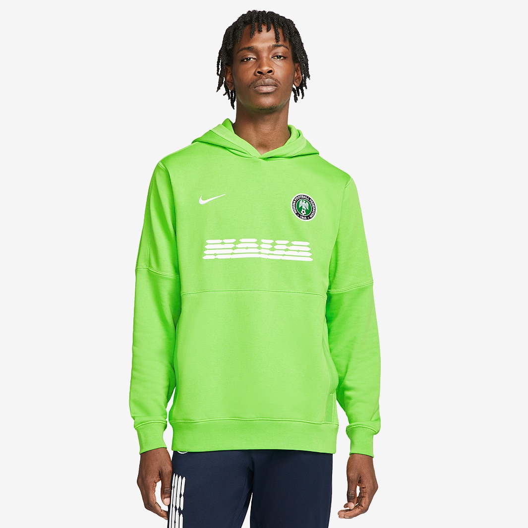 Nike Nigeria 2023 Travel Fleece Hoodie - Mean Green/White | Pro:Direct ...
