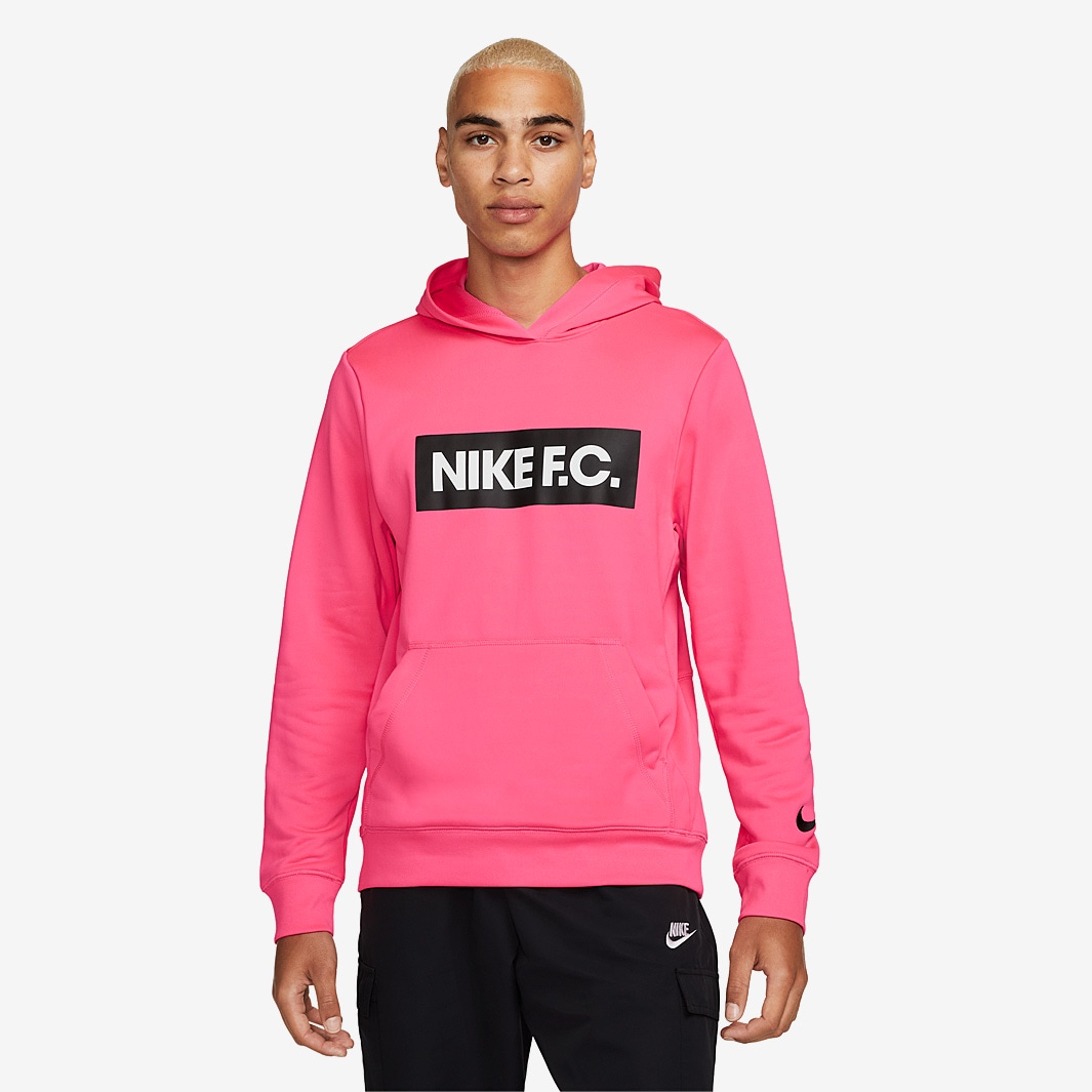 Nike FC 22/23 Dri-Fit Hoodie - Hyper Pink/White/Black - Mens Replica