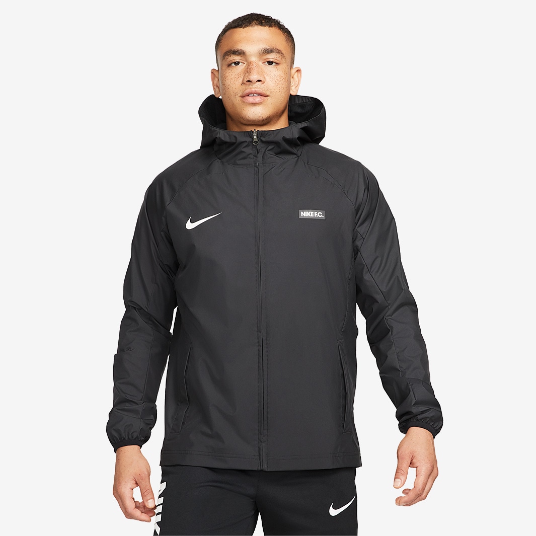 Nike FC 22/23 AWF Jacket - Black/White/White - Mens Replica
