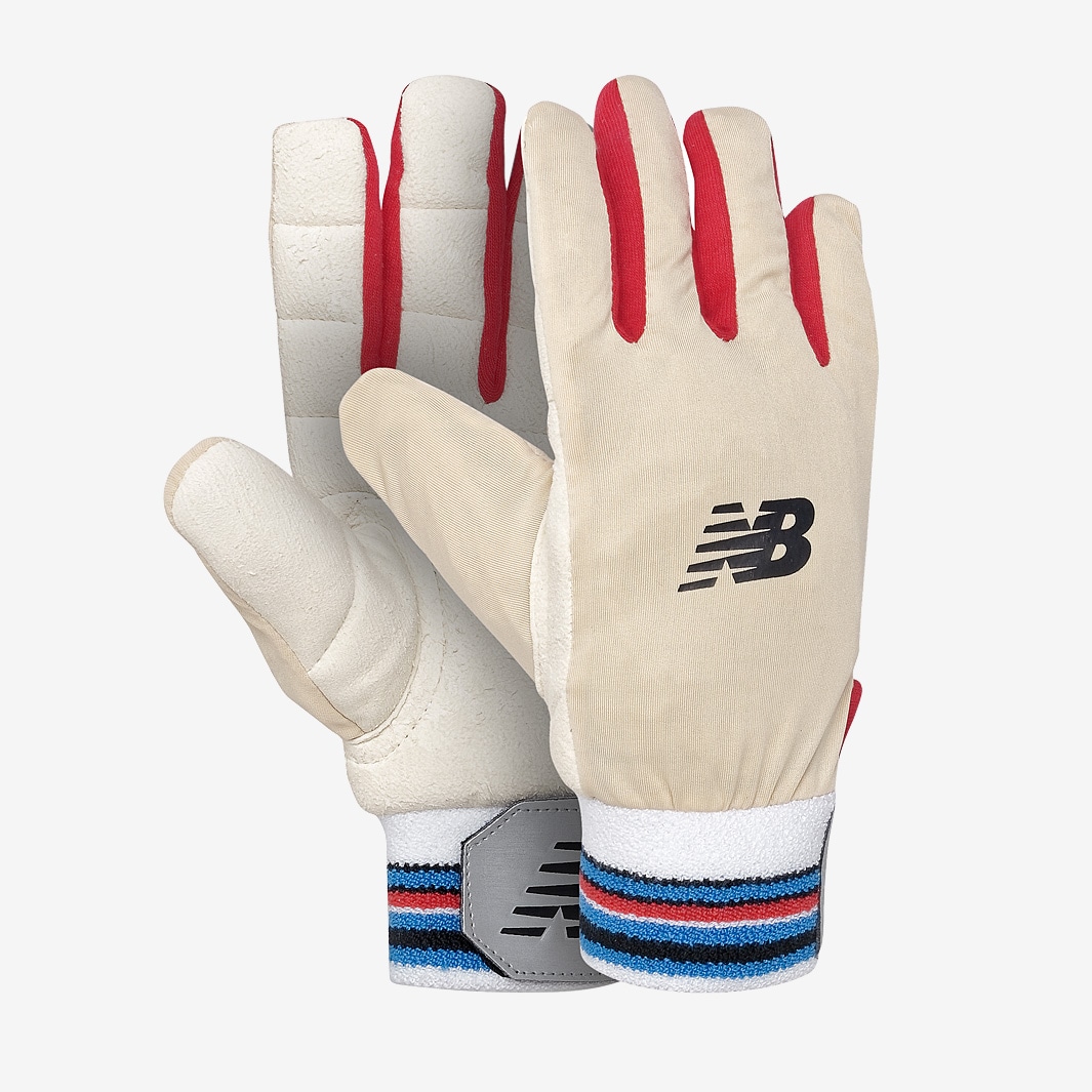 New Balance Chamois Wicket Keeping Inners White Wicket Keeping