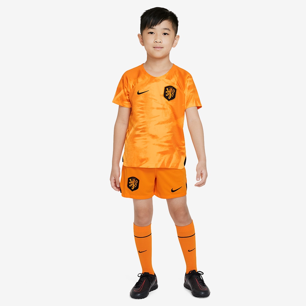 Nike Netherlands Little Kids 22/23 Home Kit - Laser Orange/Orange Peel ...