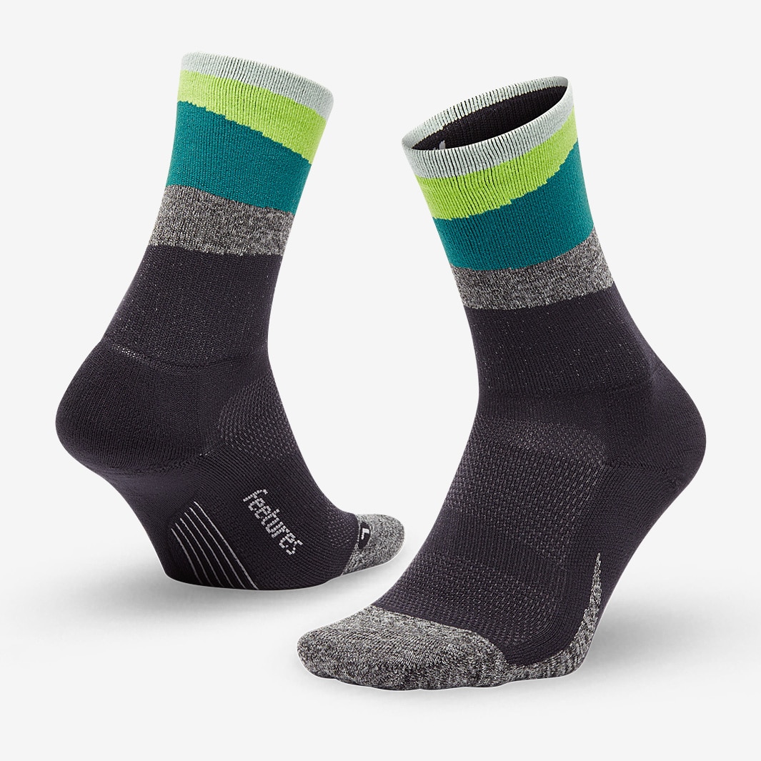 Feetures Elite Light Cushion Mini Crew - Ascent Green - Running Socks ...