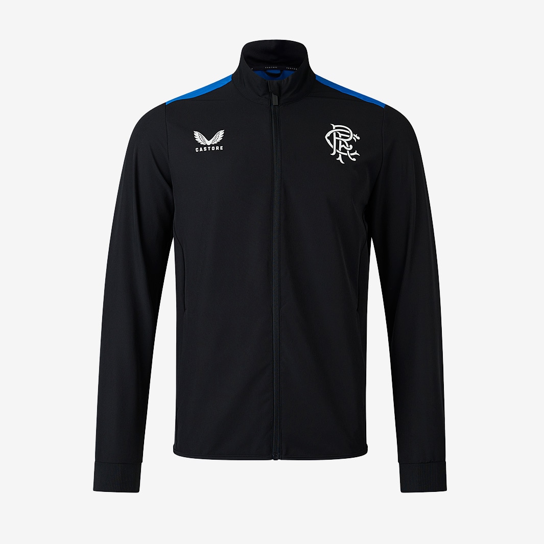 Castore Rangers 23/24 Players Training Home/Away Anthem Jacket - Black ...