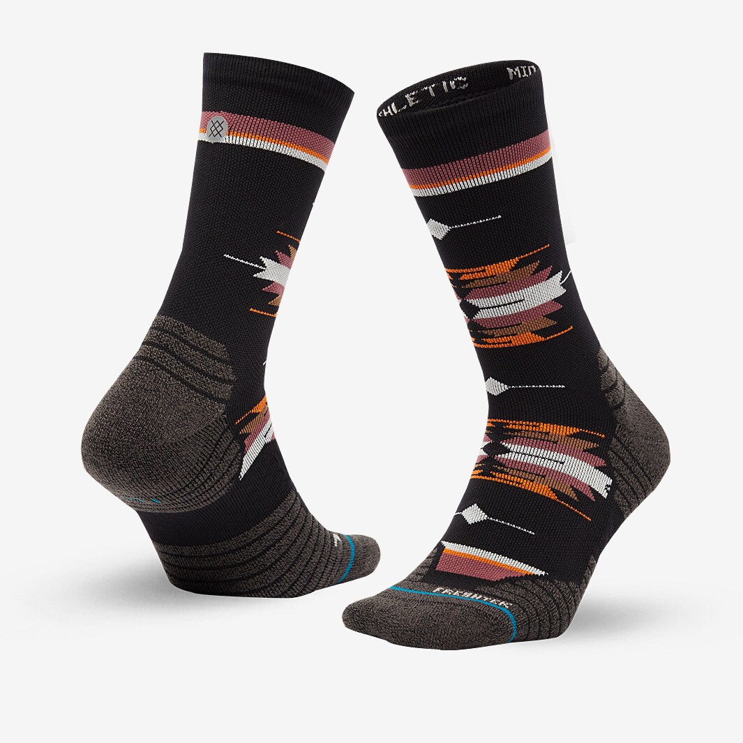 Stance Cloaked Mid Crew Washedblack Running Socks ProDirect Running