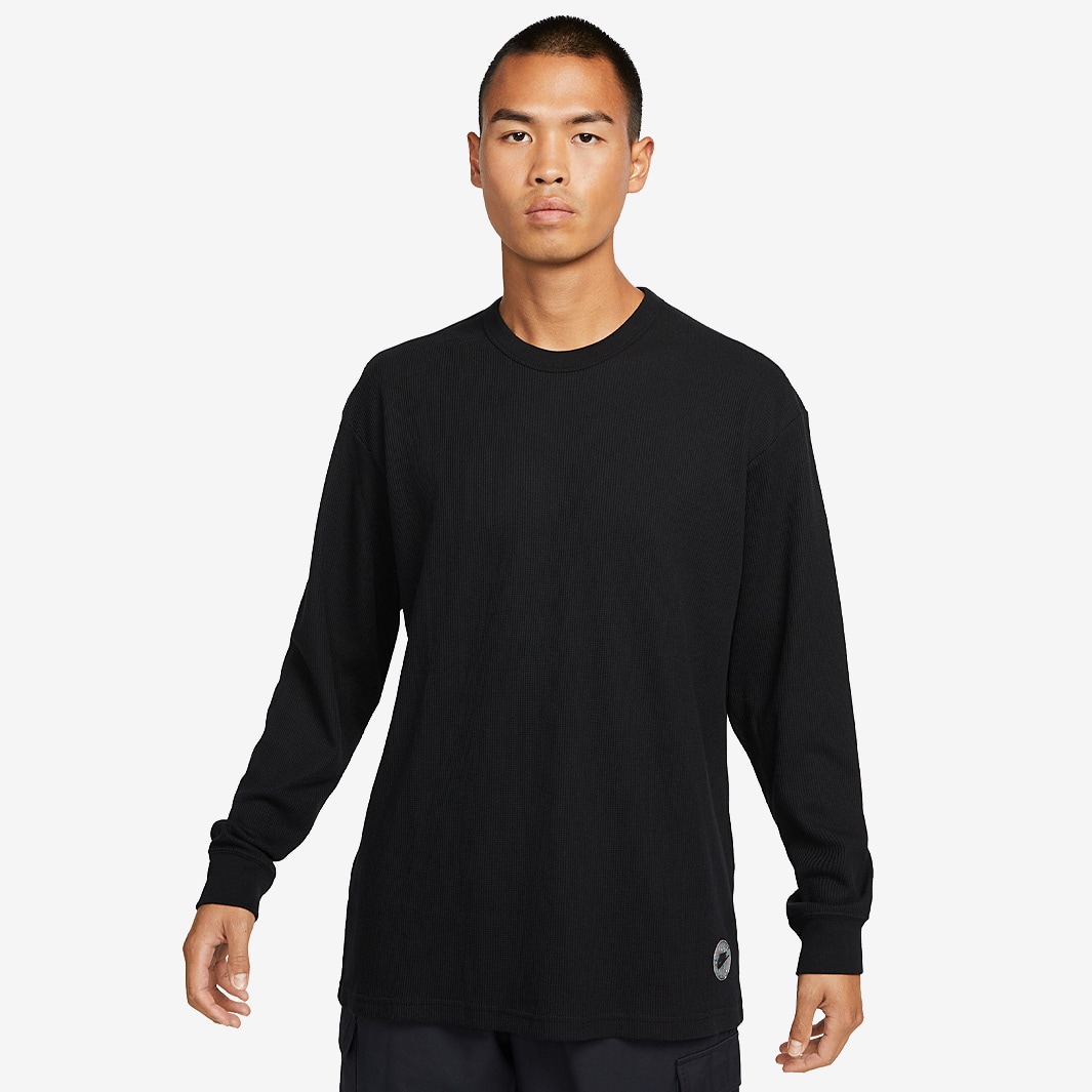 Nike Sportswear SPU Long-Sleeve T-Shirt - Black - Tops - Mens Clothing ...