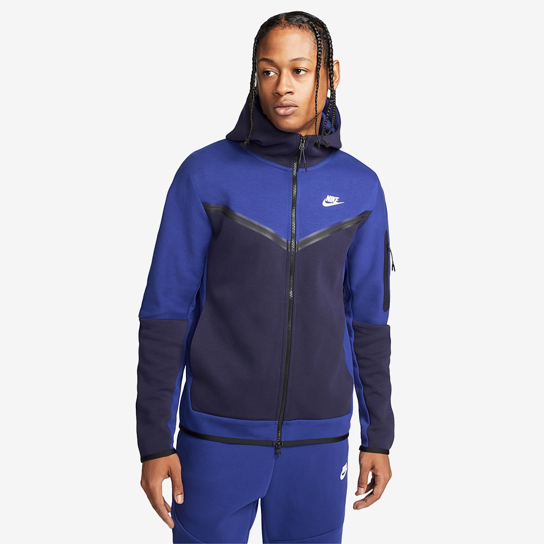 Nike Men's Sportswear Tech Fleece Purple/Aqua Full-Zip Hoodie | lupon ...