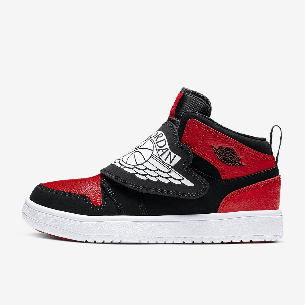 Jordan Sky Jordan 1 Younger Kids PS Black White Gym Red Boys