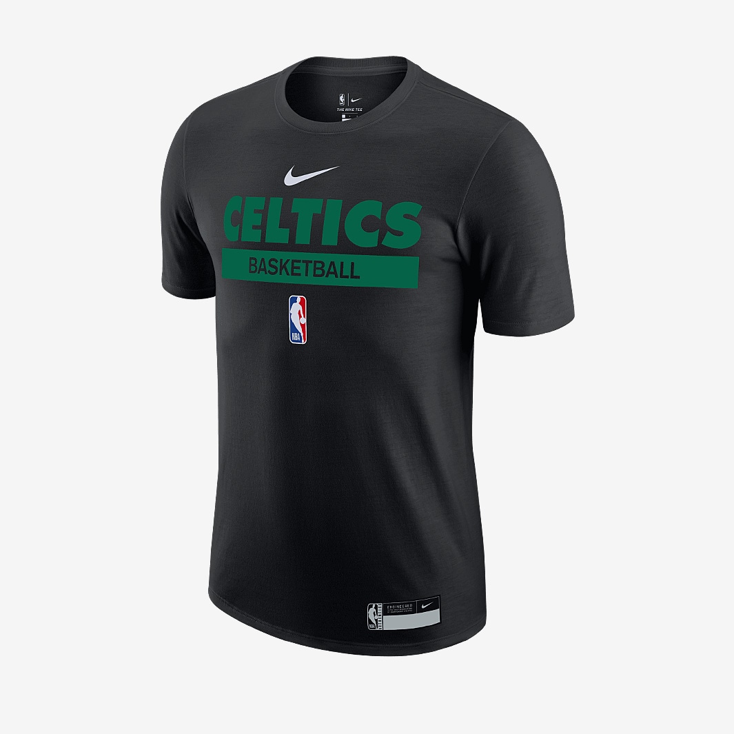 Nike NBA Boston Celtics Dri-FIT Practice Tee - Black - Mens Clothing