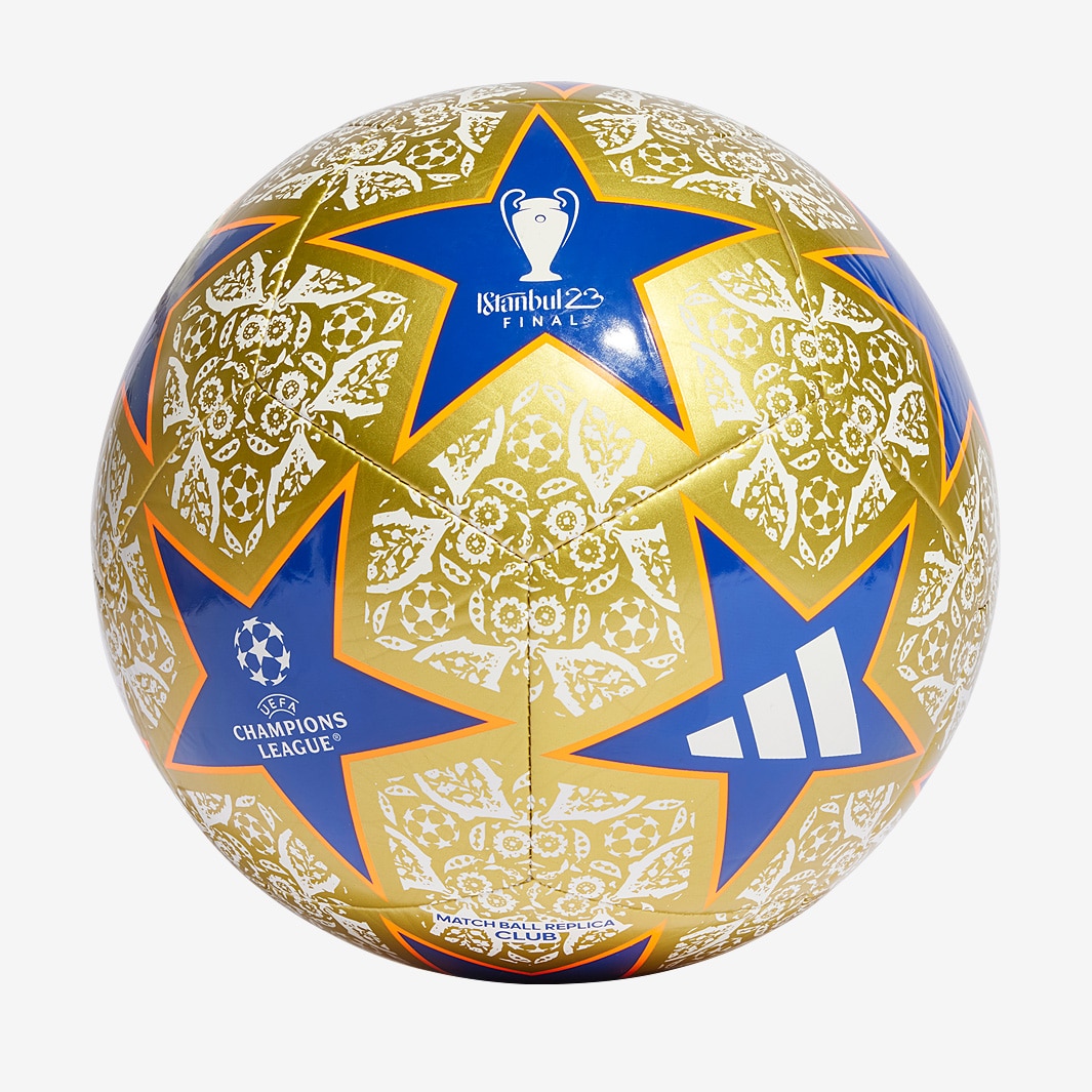 adidas 2023 UEFA Champions League Club Ball Gold Met./White/Team