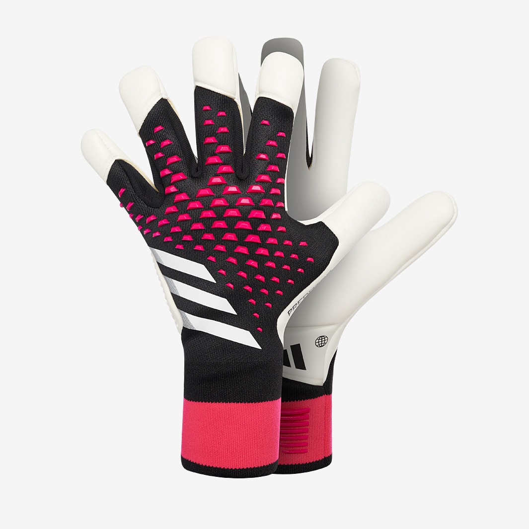 adidas Predator GL Pro - Black/White/Team Shock Pink - Mens GK Gloves