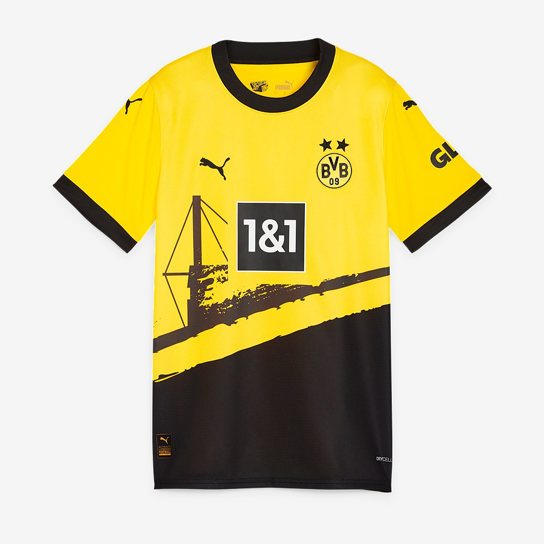 Dependiente Enmarañarse Ya Puma Womens Borussia Dortmund 23/24 Home Shirt - Cyber Yellow/Puma Black -  Womens Replica 