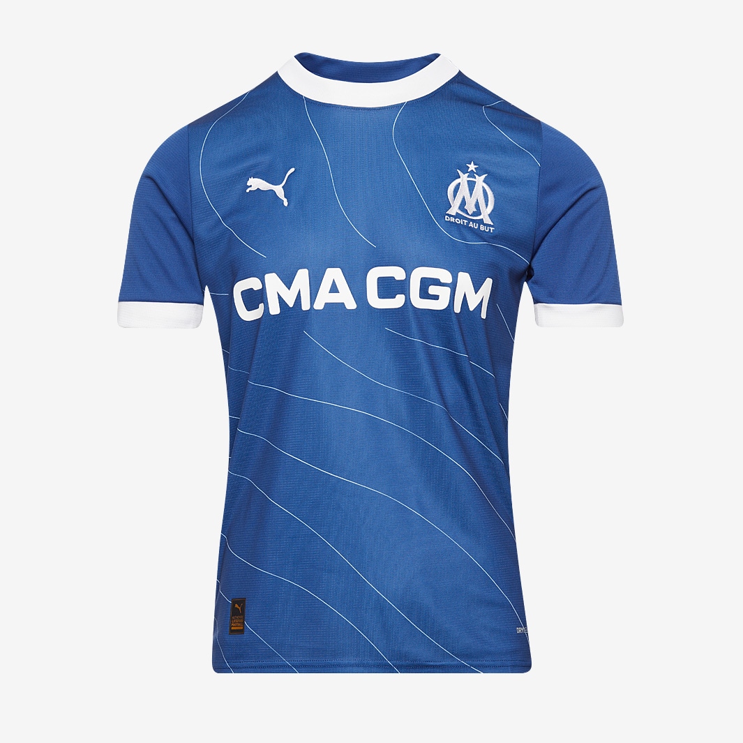 Puma Olympique de Marseille Puma | Away Shirt Royal/Clyde - - Pro:Direct Mens Royal Replica Soccer Team 23/24
