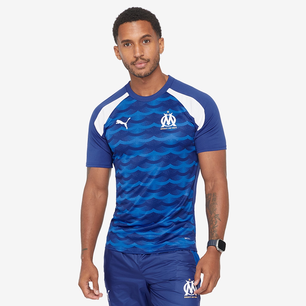 OM Pre-Match Blue football jersey Olympique de Marseille Official Store