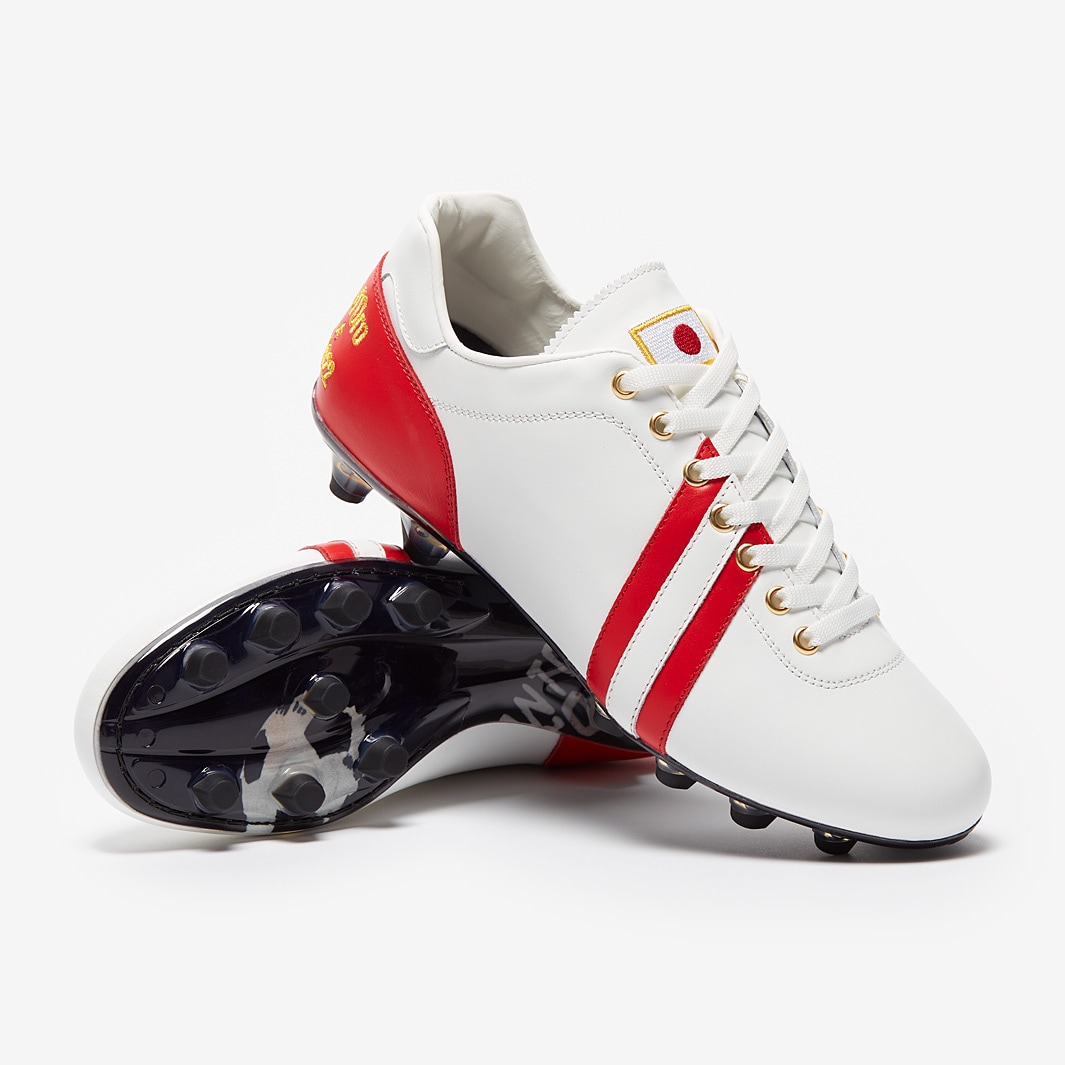 Vertrouwen Ontevreden mooi Pantofola dOro Lazzarini FG Made in Italy x Japan Edition - White/Red -  Mens Boots | Pro:Direct Soccer