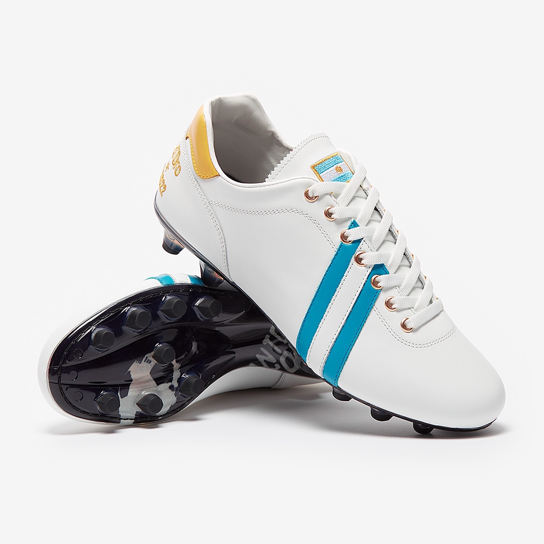 krans veiling schokkend Pantofola dOro Lazzarini FG Made in Italy x Argentina Edition - White/Blue  - Mens Boots 