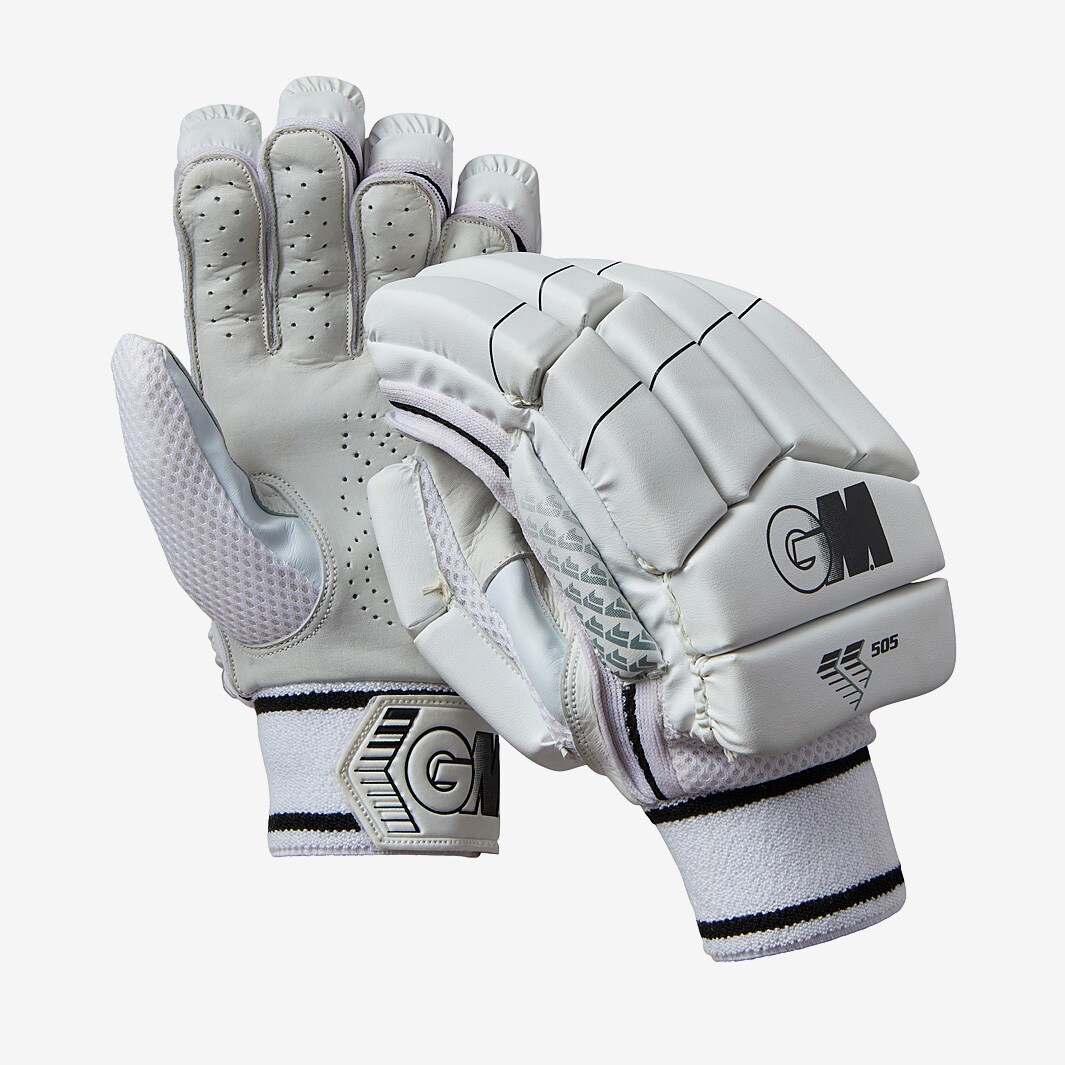 Gunn & Moore 505 RH Batting Gloves White Batting Equipment