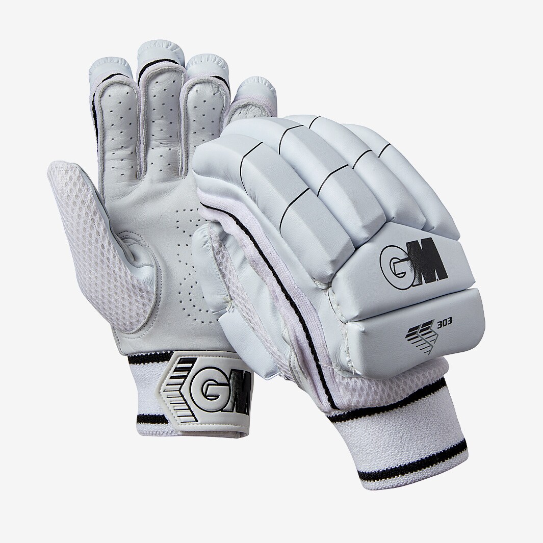 Gunn & Moore 303 RH Batting Gloves White Batting Equipment Pro