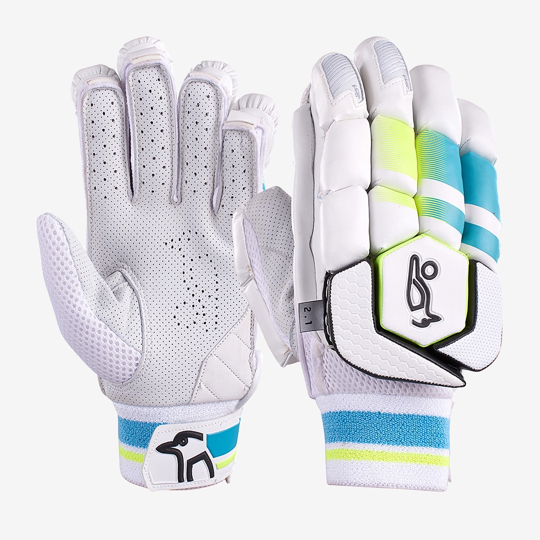 Kookaburra Rapid 2.1 RH Batting Gloves White/Blue/Yellow/Black
