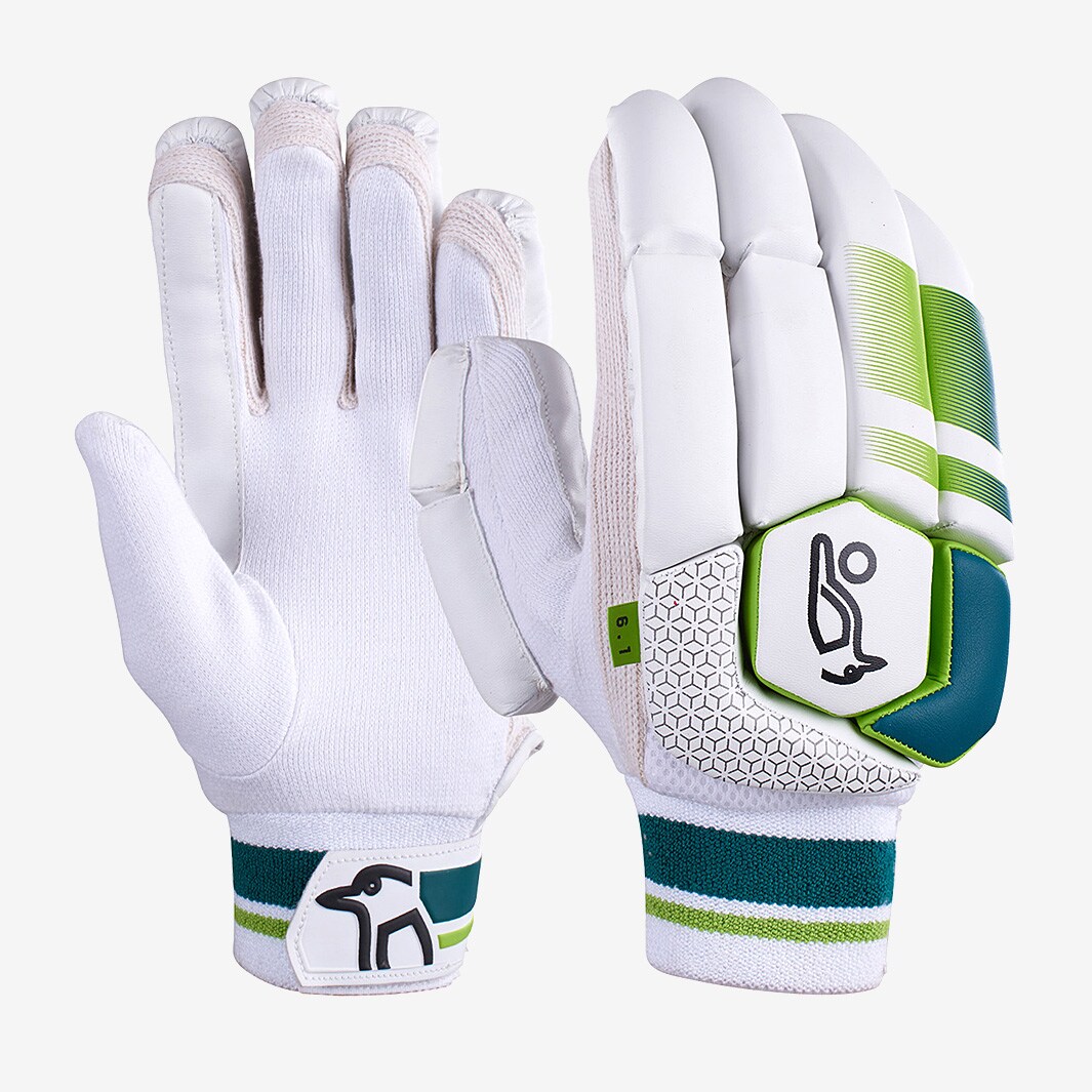 Kookaburra Kahuna 6.1 Ambi Junior Batting Pads White/Green Junior