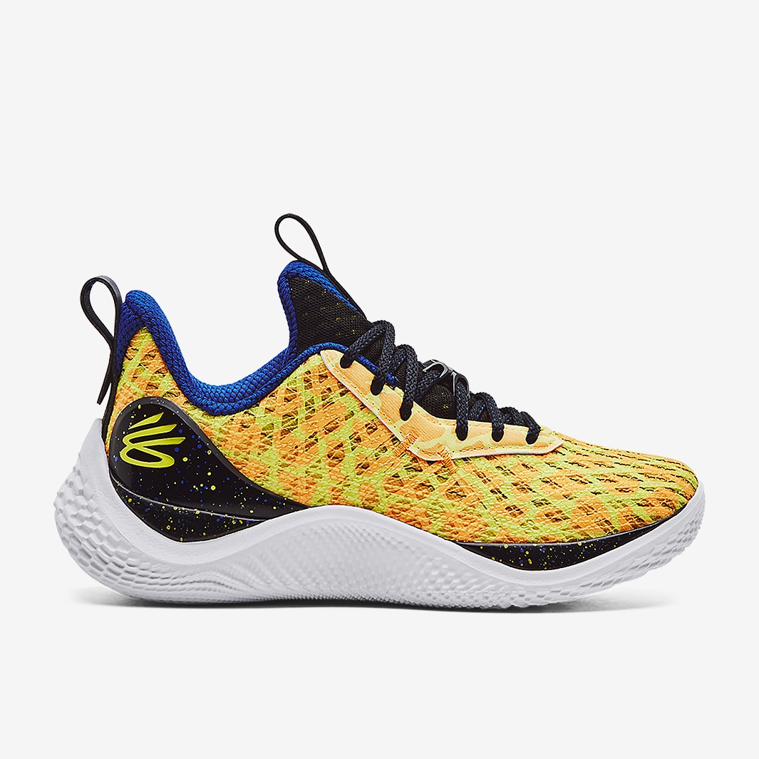 Under Armour Curry 10 Bang Bang Older Kids (GS) - Steeltown Gold/Black ...