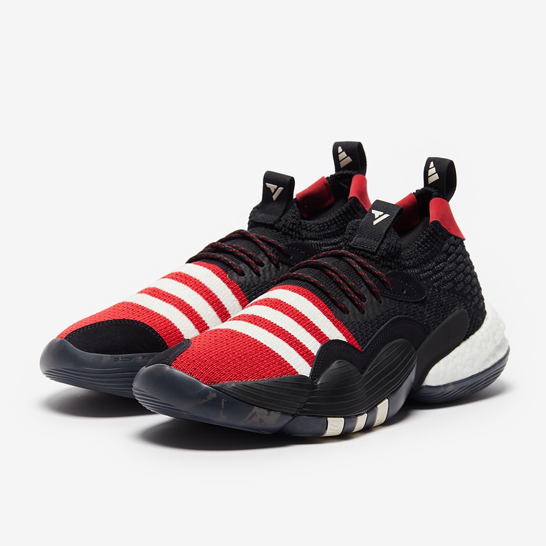 adidas Trae Young 2 - Core Black/Better Scarlet/Off White - Mens Shoes ...