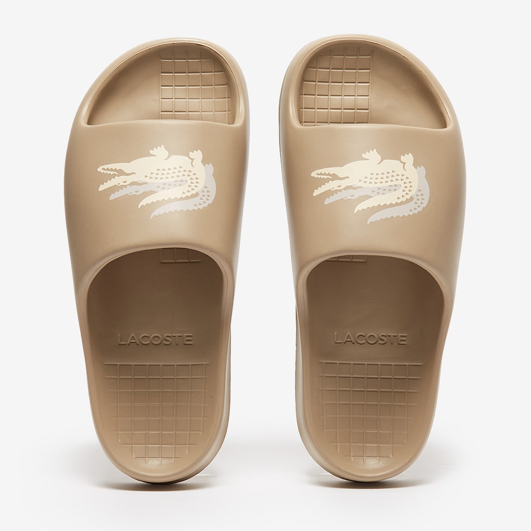 Lacoste Serve 2.0 Evo - Khaki/Off White - Slides - Mens Shoes | Pro ...