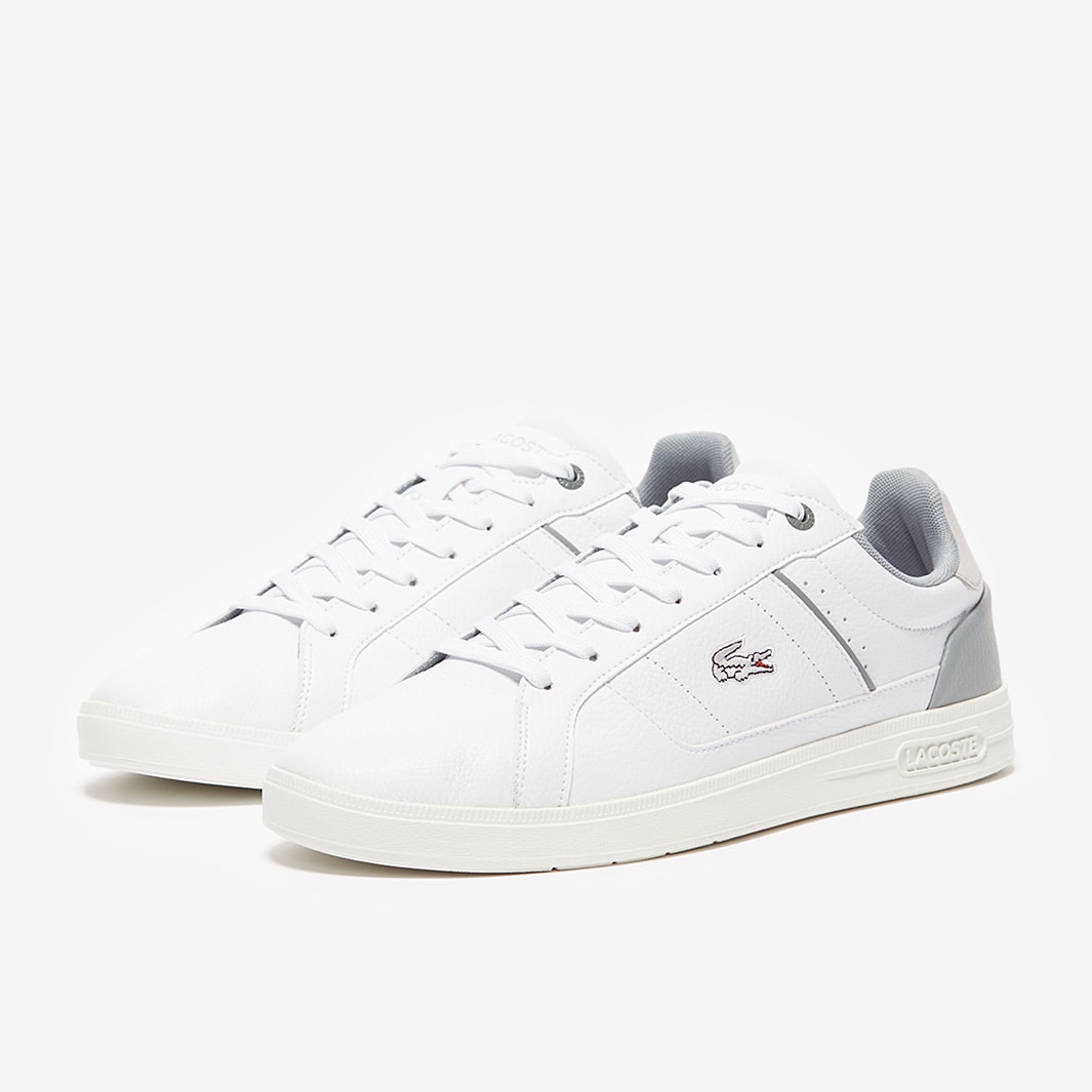 Lacoste Europa Pro - White/Grey - Trainers - Mens Shoes | Pro:Direct Soccer