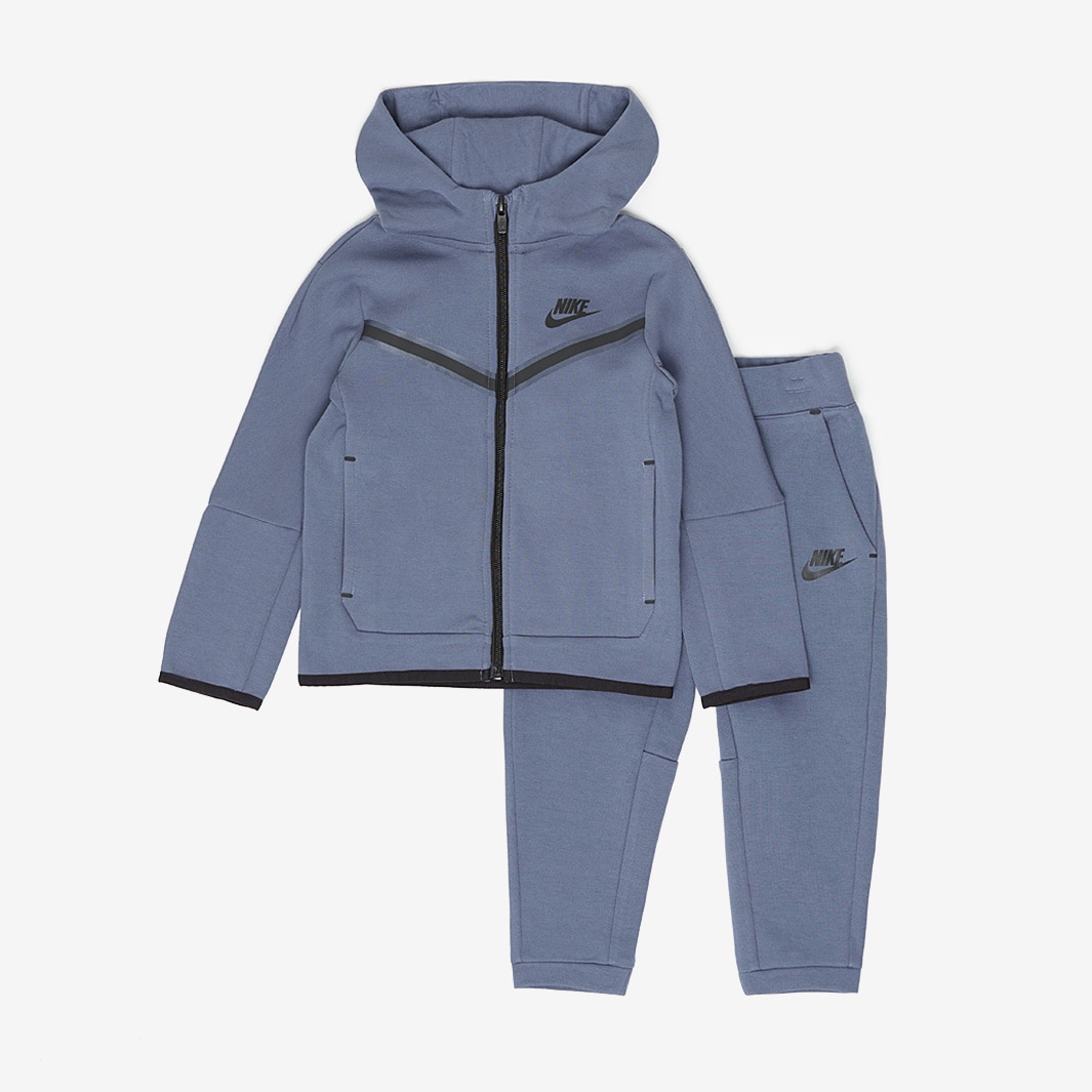 Nike Sportwear Younger Kids Tech Fleece Set (2-7 Yrs) - Diffused Blue ...