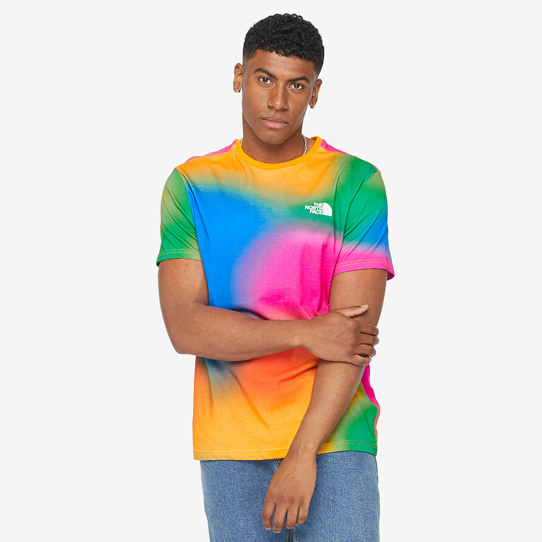 The North Face Pride Simple Dome Tee - Super Sonic Blue Color Gradient ...