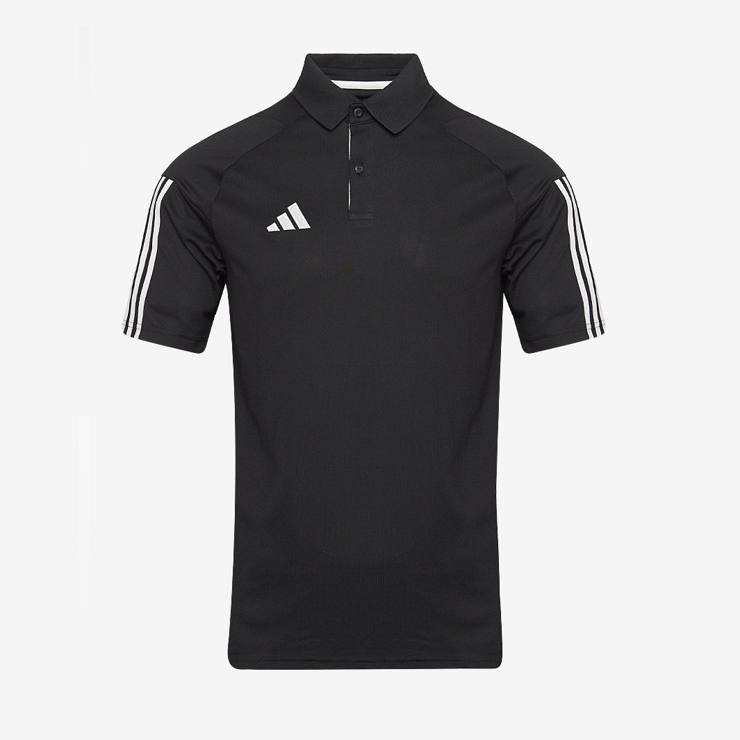 adidas Tiro 23 Competition Polo Shirt - Black - Mens Football Teamwear ...