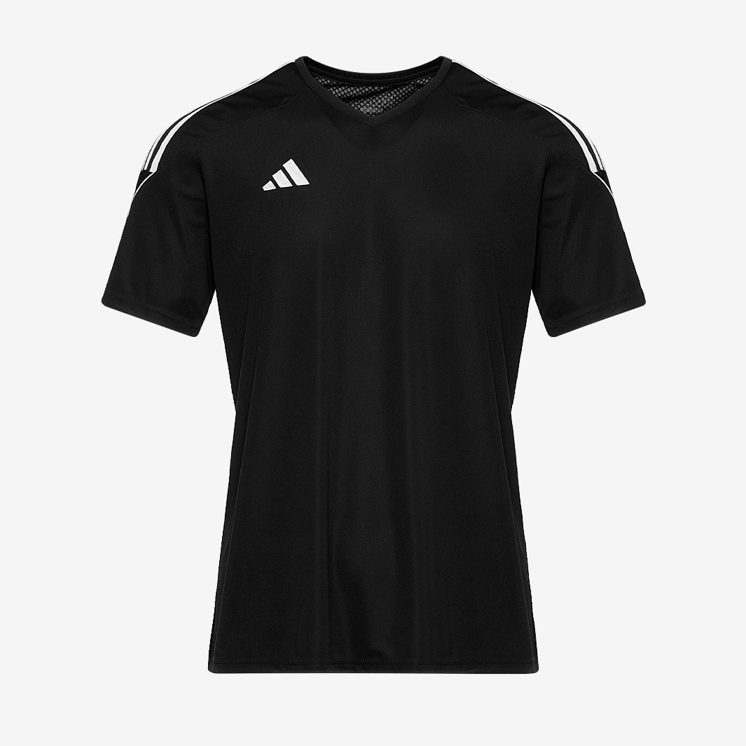 adidas Tiro 23 SS Shirt - Black/White - Mens Football Teamwear | Pro ...