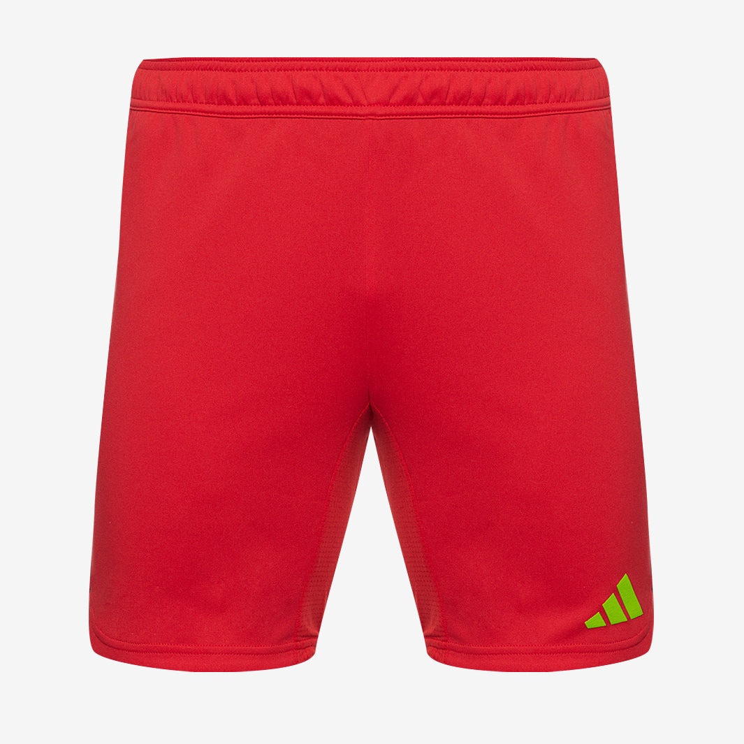 Red adidas football on sale shorts