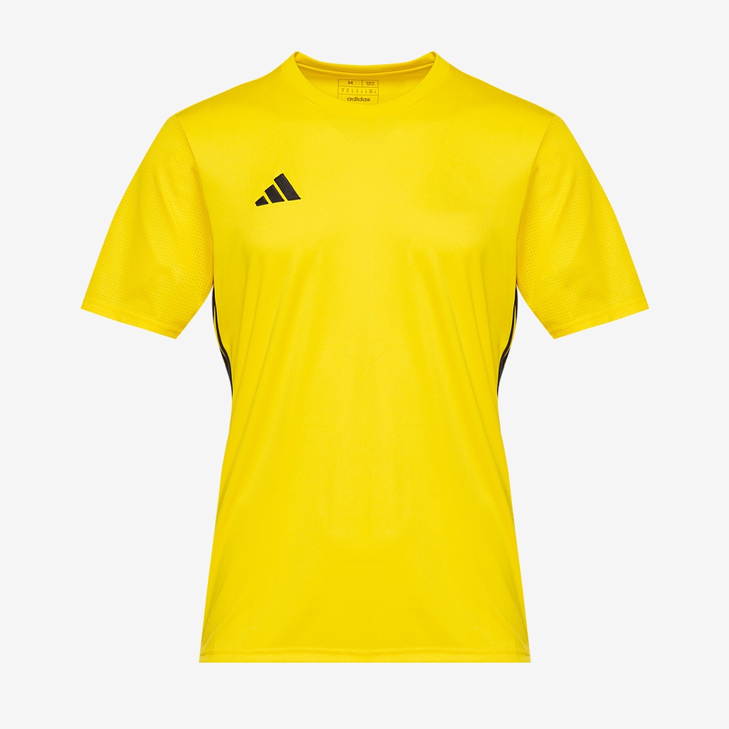 adidas Tabela 23 Junior SS Shirt - Team Yellow/Black - Junior Football ...