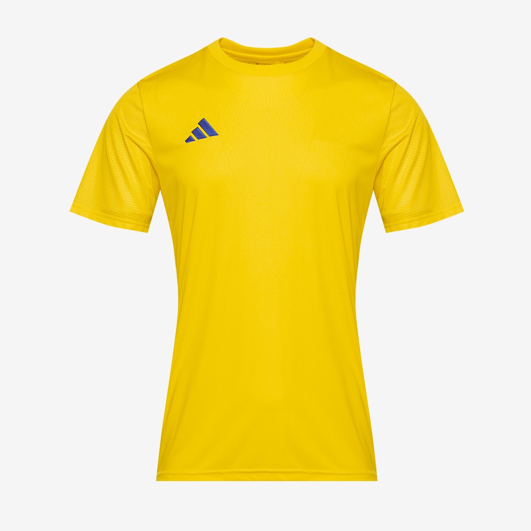 adidas Tabela 23 SS Shirt - Team Yellow/Team Royal Blue - Mens Football ...