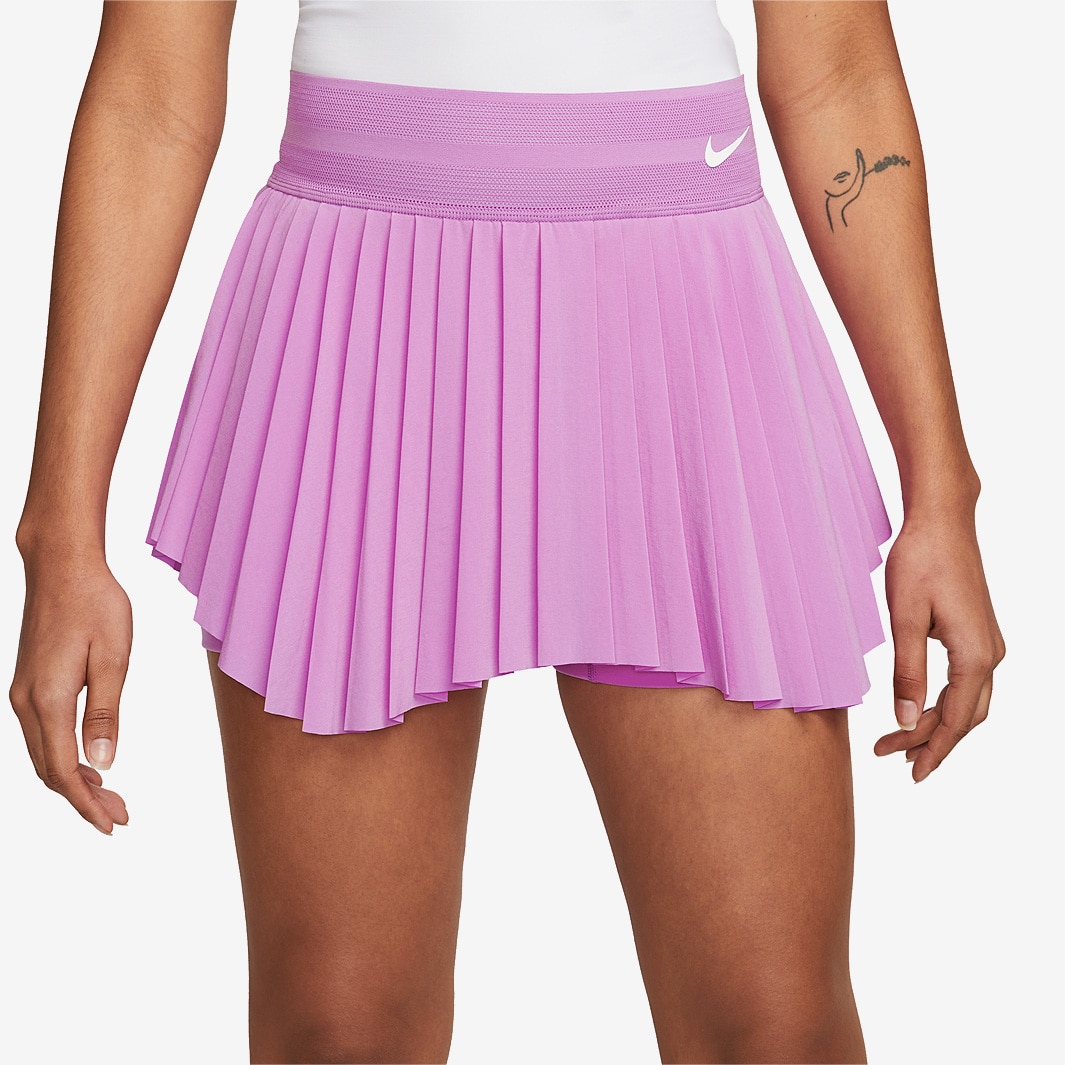 Nike Womens Court Dri-FIT Slam Skirt - Rush Fuchsia/White - Womens ...