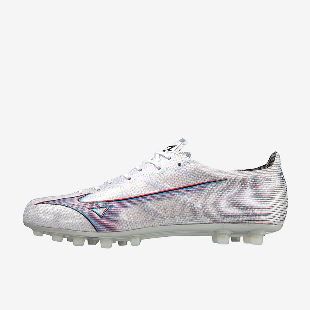 Mizuno Alpha Made In Japan AG - White/Ignition Red - Mens Cleats |