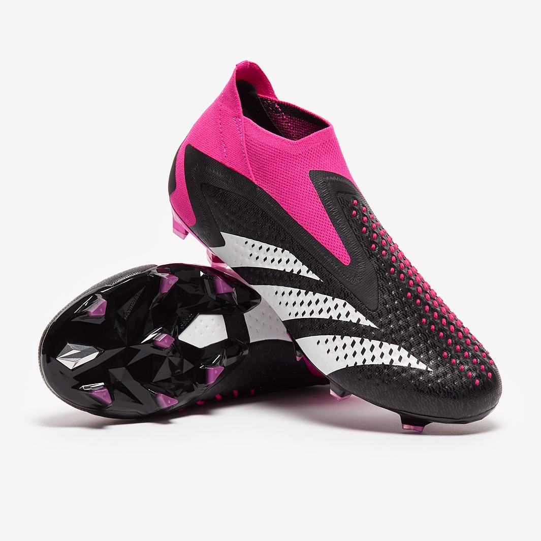 adidas Accuracy+ FG - Core Black/White/Team Shock Pink - Mens