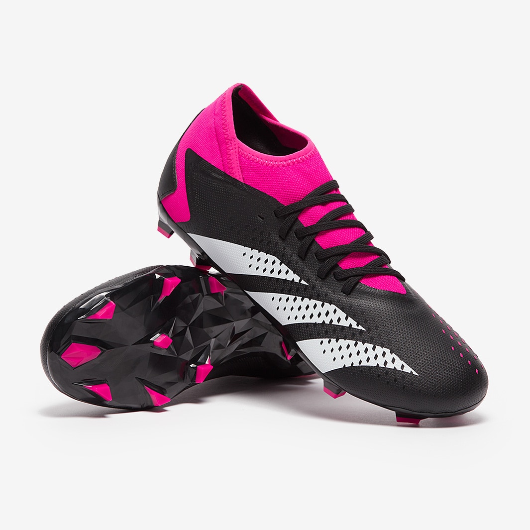 adidas Predator Accuracy.3 - Mens | Core FG Pink Shock - Boots Black/White/Team