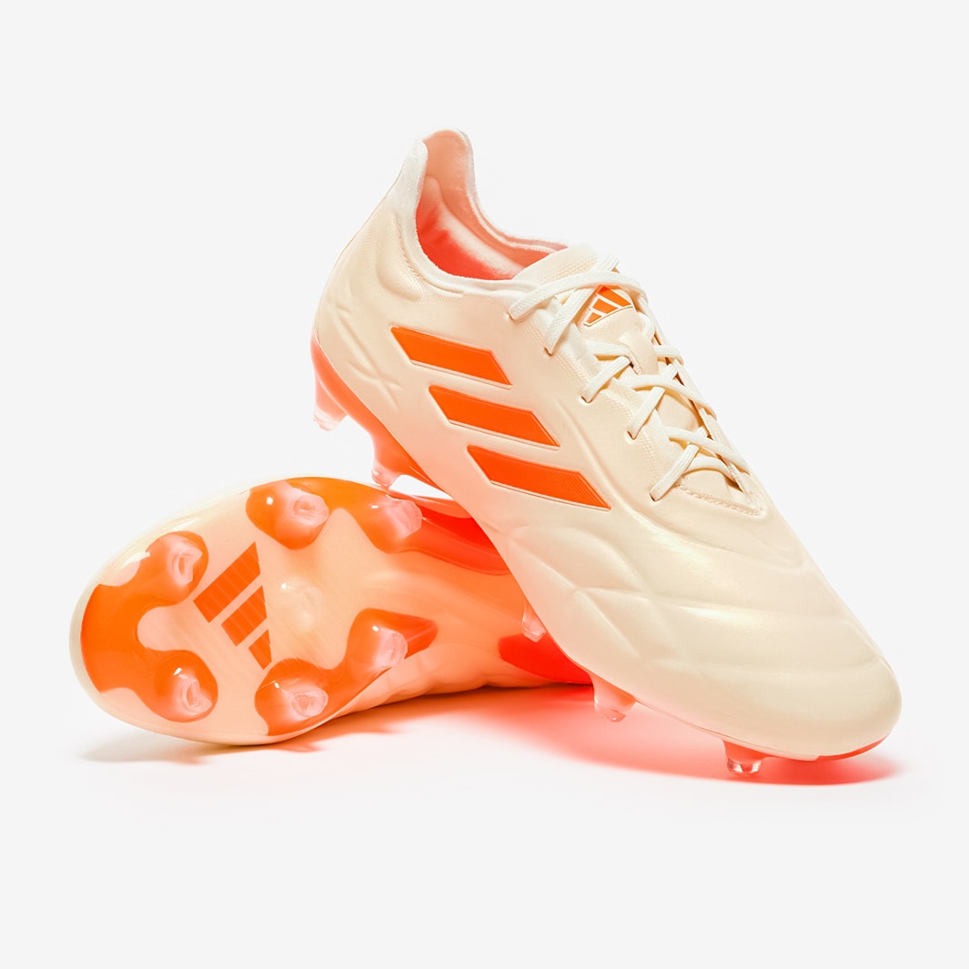 adidas Copa Pure.1 FG - White/Team Solar Orange/Off - Boots