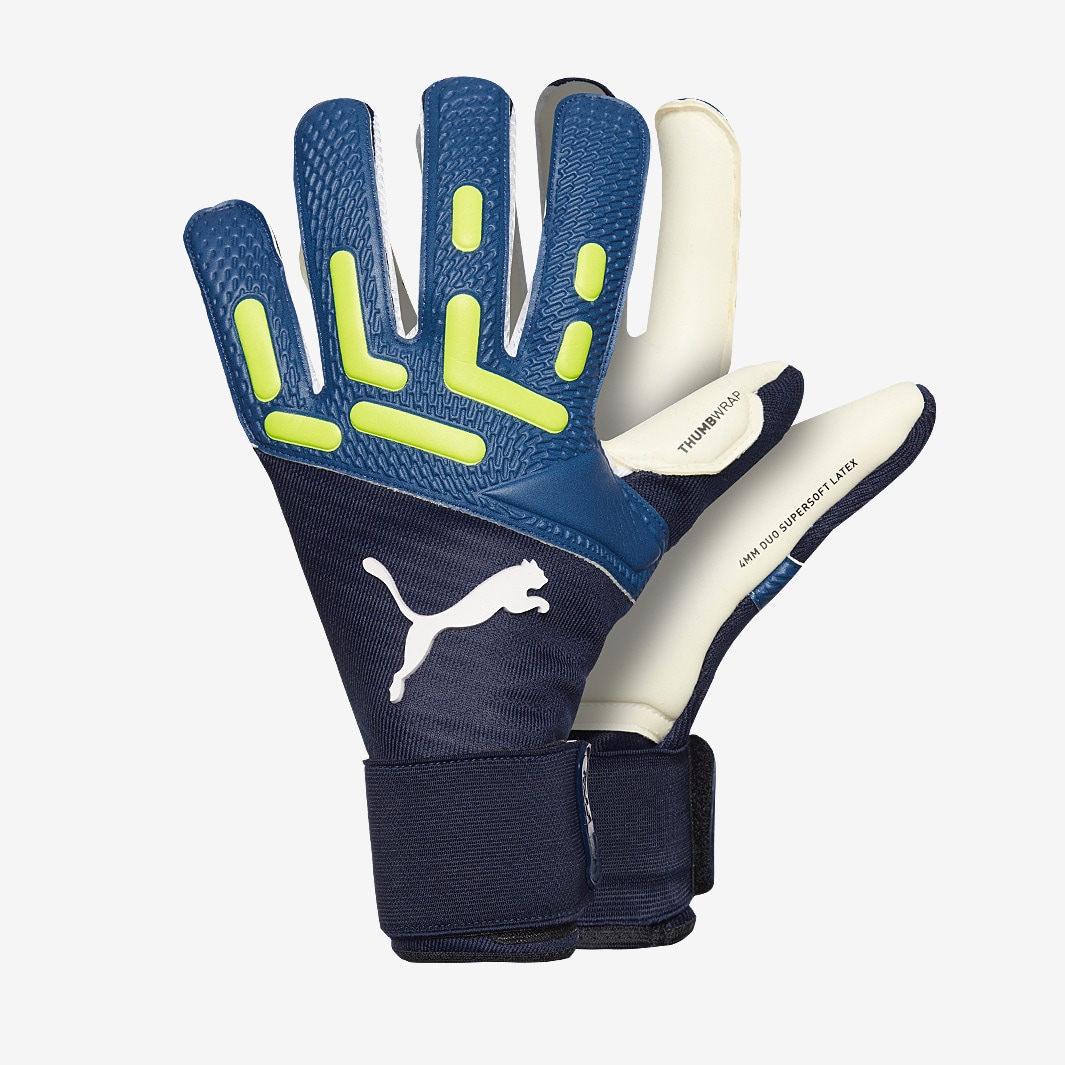 Puma Future Pro Hybrid - Persian Blue/Pro Green - Mens GK Gloves | Pro ...